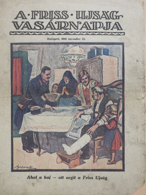 Csurka Péter - A Friss Ujság Vasárnapja 1932. november 12. [antikvár]