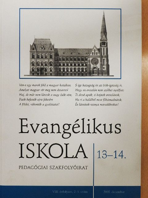 Evangélikus Iskola 13-14. 2008. december [antikvár]