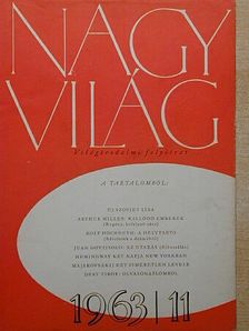 Arthur Miller - Nagyvilág 1963. november [antikvár]