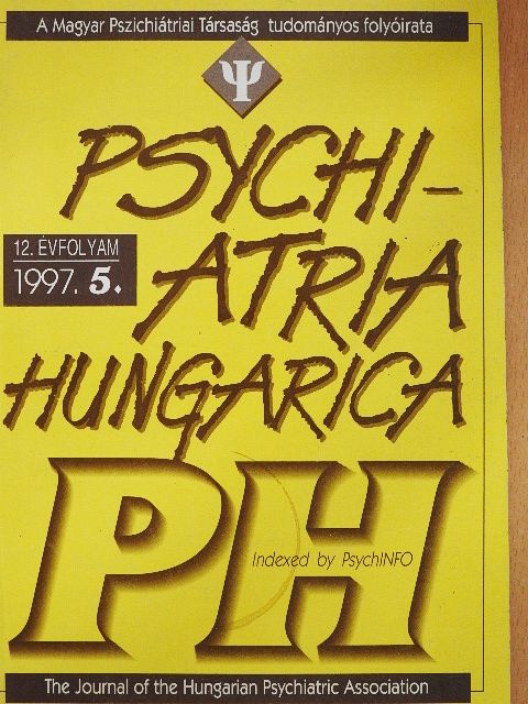 Fekete György - Psychiatria Hungarica 1997. 5. [antikvár]