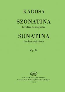 KADOSA PÁL - SZONATINA FUVOLÁRA ÉS ZONGORÁRA OP.56,ANTIKVÁR