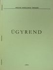 Ügyrend [antikvár]