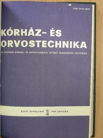 Bencze Pál - Kórház- és orvostechnika 1986. [antikvár]