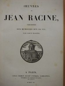 Jean Racine - Oeuvres de Jean Racine [antikvár]
