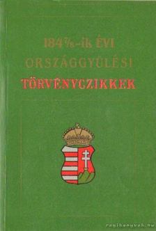 1847/8-ik évi országgyűlési törvényczikkek [antikvár]