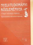 Agyagási Klára - Nyelvtudományi Közlemények 103. [antikvár]