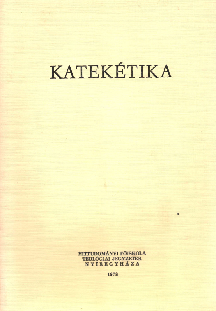 Rédly Elemér, dr. - Katekétika [antikvár]