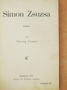 Herczeg Ferenc - Simon Zsuzsa [antikvár]