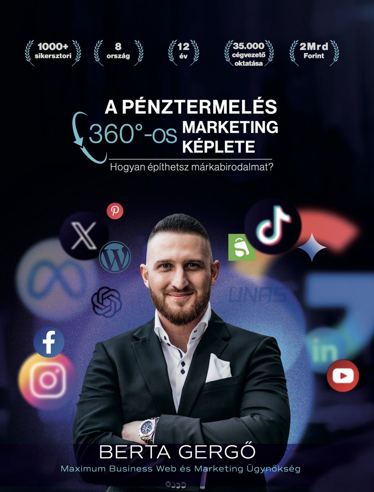 Berta Gergő - A pénztermelés 360°-OS marketing képlete - Hogyan építhetsz márkabirodalmat?