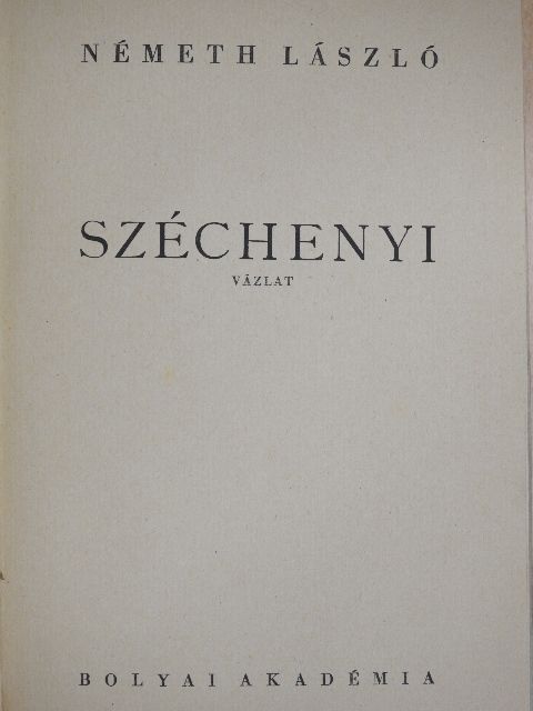 Németh László - Széchenyi [antikvár]
