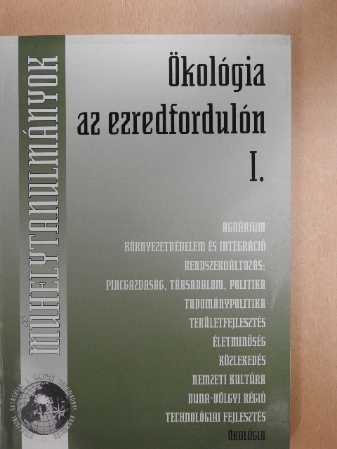 Borhidi Attila - Ökológia az ezredfordulón I. [antikvár]