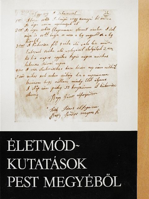 Asztalos István - Életmódkutatások Pest megyéből [antikvár]