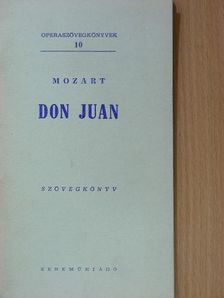 Lorenzo Da Ponte - Mozart: Don Juan [antikvár]