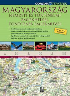 térkép - Magyarország nemzeti és történelmi emlékhelyei, fontosabb emlékművei