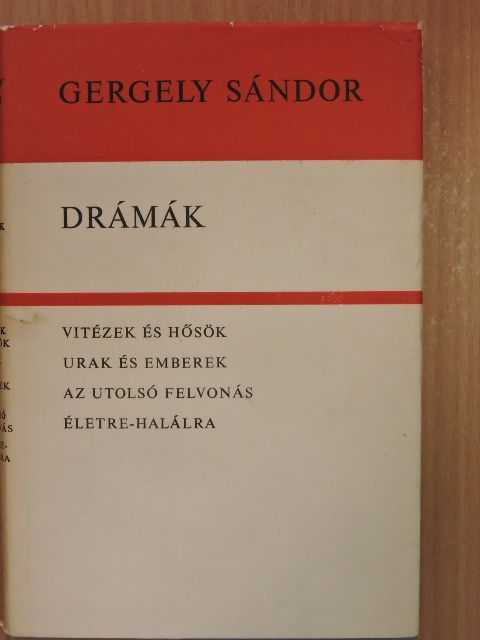 Gergely Sándor - Drámák [antikvár]