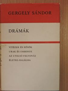 Gergely Sándor - Drámák [antikvár]