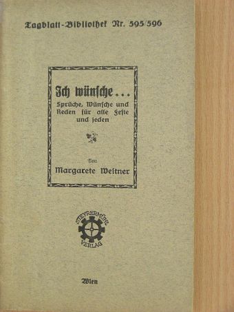 Ich wünsche... (gótbetűs) [antikvár]