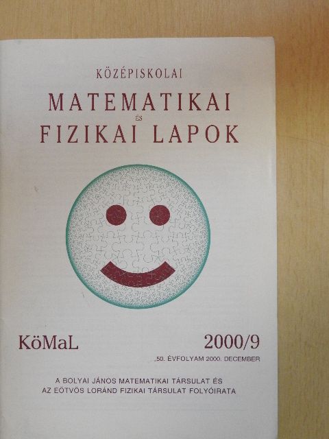 Csaba György Gábor - Középiskolai matematikai és fizikai lapok 2000. december [antikvár]