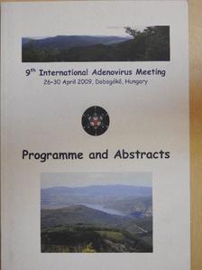 David Onion - 9th International Adenovirus Meeting Programme and Abstracts [antikvár]