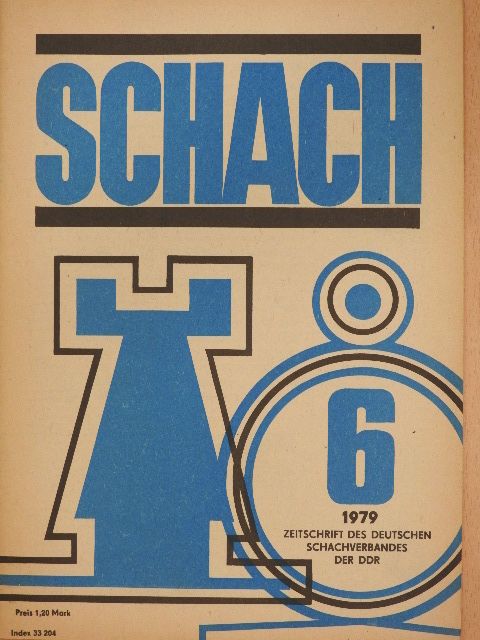 Dr. Joachim Petzold - Schach Juni 1979 [antikvár]
