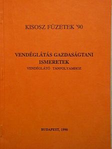Vendéglátás gazdaságtani ismeretek [antikvár]