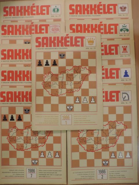Sakkélet 1986. január-december [antikvár]