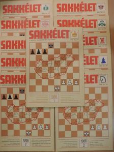Sakkélet 1986. január-december [antikvár]