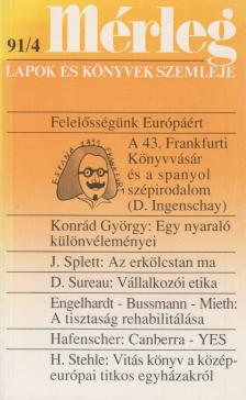Boór János (főszerk.) - Mérleg 1991/4 [antikvár]