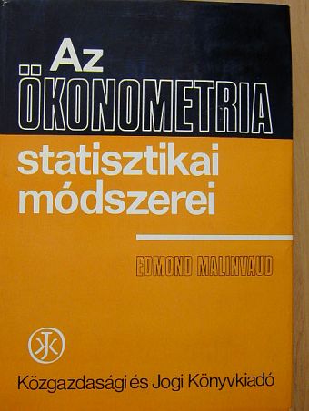Edmond Malinvaud - Az ökonometria statisztikai módszerei [antikvár]