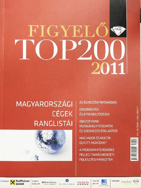 Bogsch Erik - Figyelő TOP 200 2011. [antikvár]