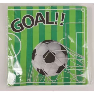 Goal! focilabda mintás szalvéta - 20 db-os