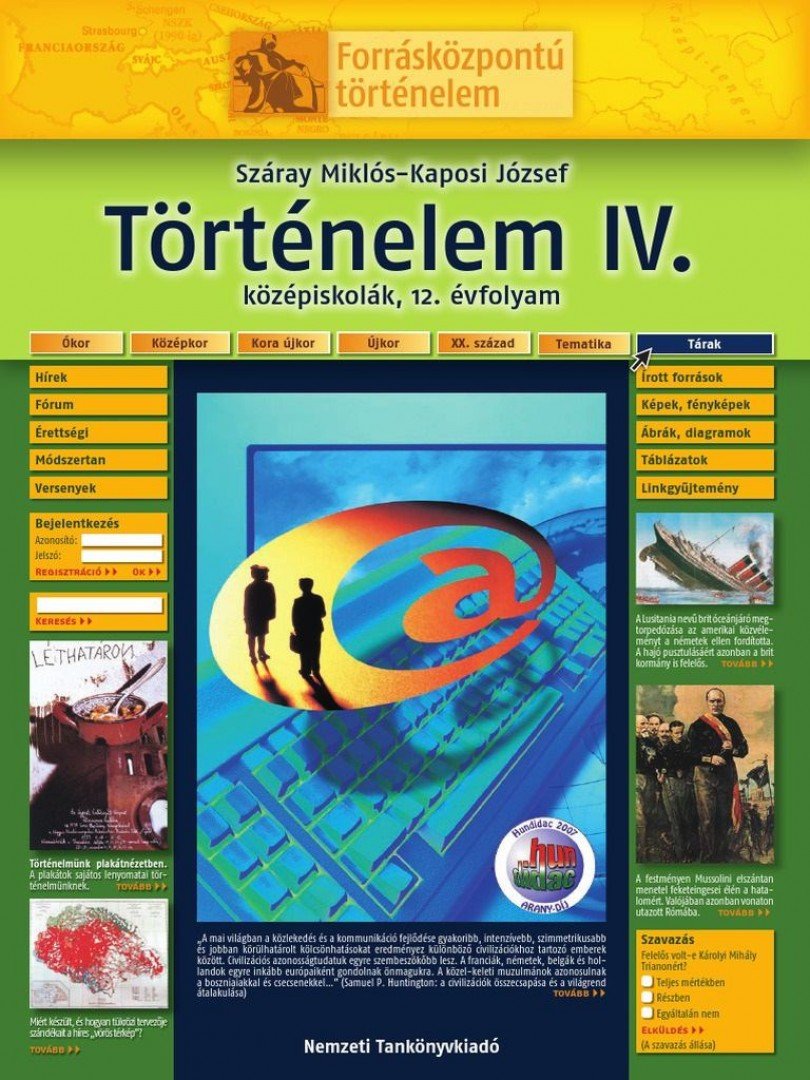 Száray Miklós, Kaposi József - Történelem IV. [antikvár]