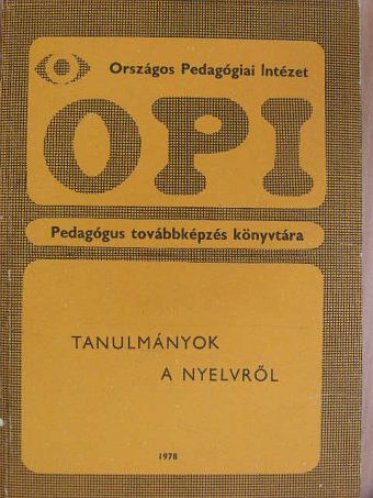 Bánréti Zoltán - Tanulmányok a nyelvről [antikvár]