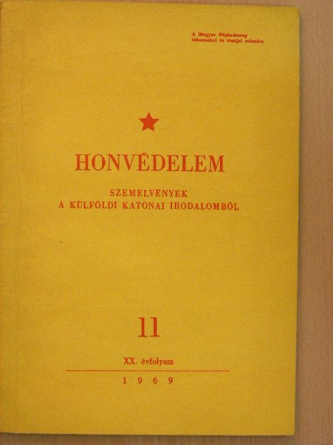 Burney J. C. - Honvédelem 1969/11. [antikvár]