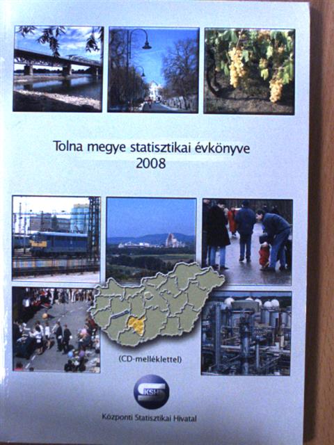 Tolna megye statisztikai évkönyve 2008 - CD-vel [antikvár]