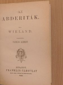 Wieland - Az abderiták [antikvár]