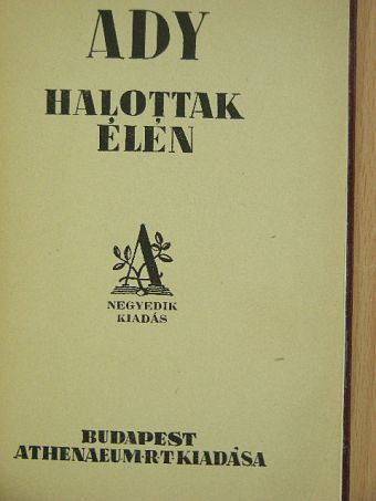 Ady Endre - Halottak élén [antikvár]