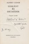 ALBERT GÁBOR - Sárkány és oktaéder (dedikált) [antikvár]