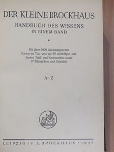 Der Kleine Brockhaus Handbuch des Wissens [antikvár]