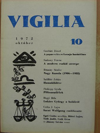 Benamy Sándor - Vigilia 1972. október [antikvár]