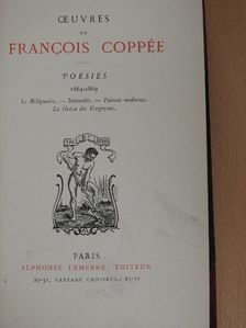 Francois Coppée - Oeuvres de Francois Coppée [antikvár]
