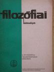 Balló István - Filozófiai közlemények 1968/1. [antikvár]