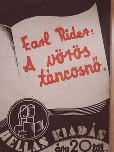 Earl Rider - A vörös táncosnő [antikvár]