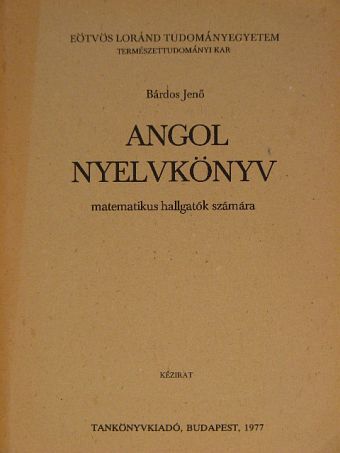 Bárdos Jenő - Angol nyelvkönyv [antikvár]