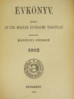 Dr. Diamant Gyula - Évkönyv 1912. [antikvár]