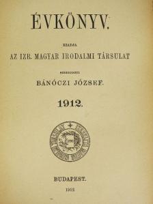 Dr. Diamant Gyula - Évkönyv 1912. [antikvár]