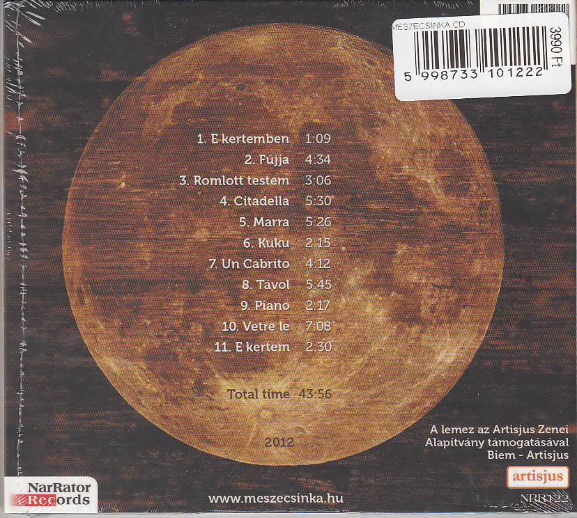 Meszecsinka - MESZECSINKA CD