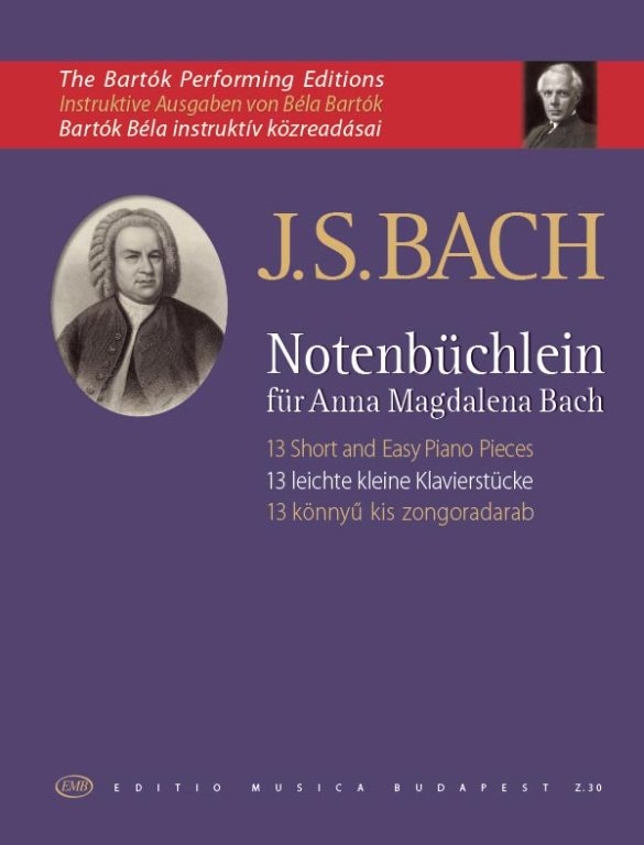 J. S. Bach - TIZENHÁROM KÖNNYŰ KIS ZONGORADARAB (BARTÓK BÉLA)