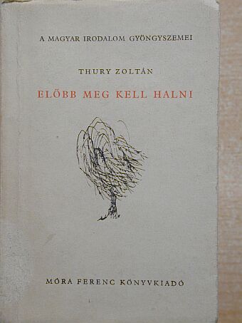 Thury Zoltán - Előbb meg kell halni [antikvár]