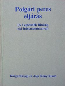 Polgári peres eljárás [antikvár]